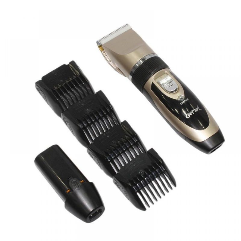 Ingrijire personala si Cosmetice - Aparate & accesorii ingrijire personala - Aparate de ras si tuns - Aparate de tuns - Aparat de tuns Gemei 6066 cu 4 piepteni diferiti - Infinity.ro