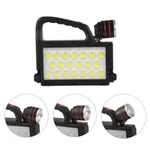 Casa si Gradina - Corpuri si surse de iluminat - Iluminat exterior - Lanterne - Lampa solara XG-152 de lucru 152 LED 6 moduri Iluminare cu stativ si lanterna - Infinity.ro