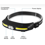 Casa si Gradina - Corpuri si surse de iluminat - Iluminat exterior - Lanterne - Lanterna de cap 5 moduri de functionare CH500 lumina alba si rosie incarcare USB 400lm - Infinity.ro
