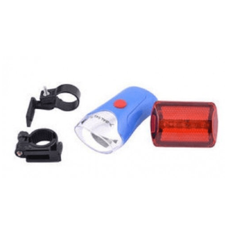 Casa si Gradina - Corpuri si surse de iluminat - Iluminat exterior - Lanterne - Set lanterna BL-308 tip far si stop pentru bicicleta - Infinity.ro