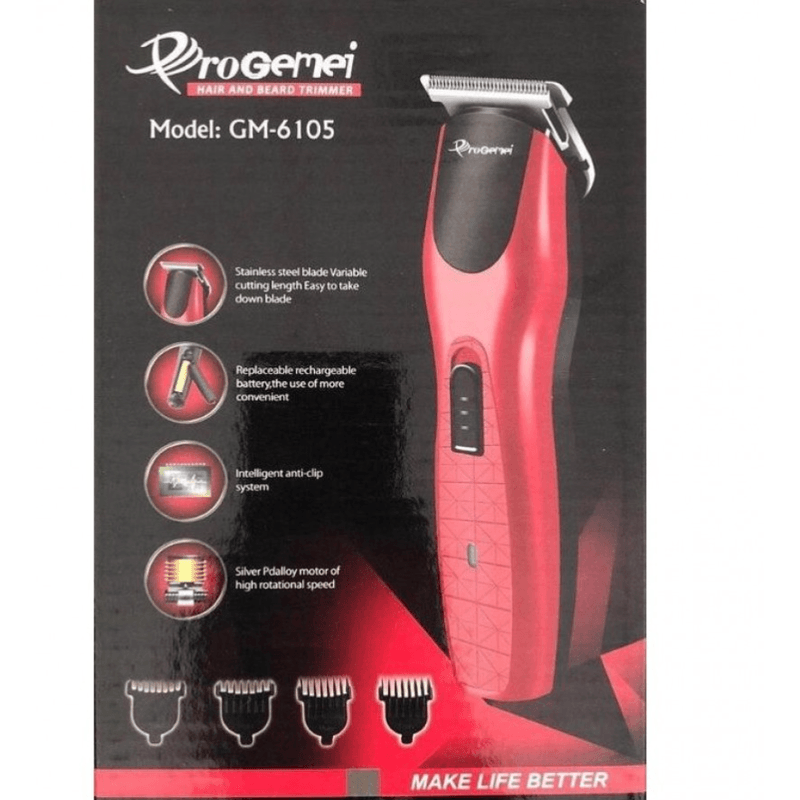 Ingrijire personala si Cosmetice - Aparate & accesorii ingrijire personala - Aparate de ras si tuns - Aparate de tuns - Aparat de tuns cu 4 lungimi diferite GM-6105 - Infinity.ro