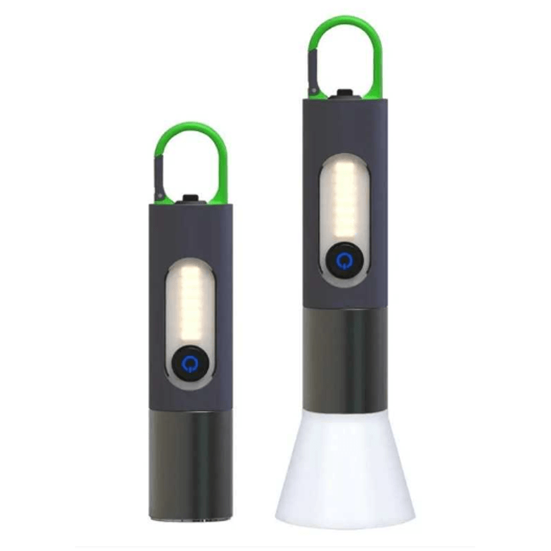 Casa si Gradina - Corpuri si surse de iluminat - Iluminat exterior - Lanterne - Lanterna de Camping 20cm cu Acumulator si Agatatoare Digital Thunder XST 836 - Infinity.ro