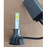 Auto si Moto - Electrice auto - Iluminare si semnalizare - Becuri auto - Set 2 becuri auto COB H1, 100W, lumina alb-rece, 12000 lumeni - Infinity.ro