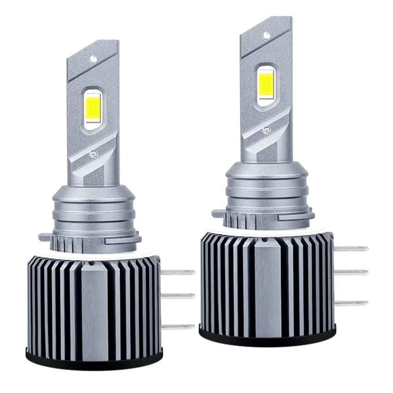 Auto si Moto - Electrice auto - Iluminare si semnalizare - Becuri auto - Set 2 becuri LED H15 Canbus 120W 12000LM fara eroare lumina alb rece - Infinity.ro