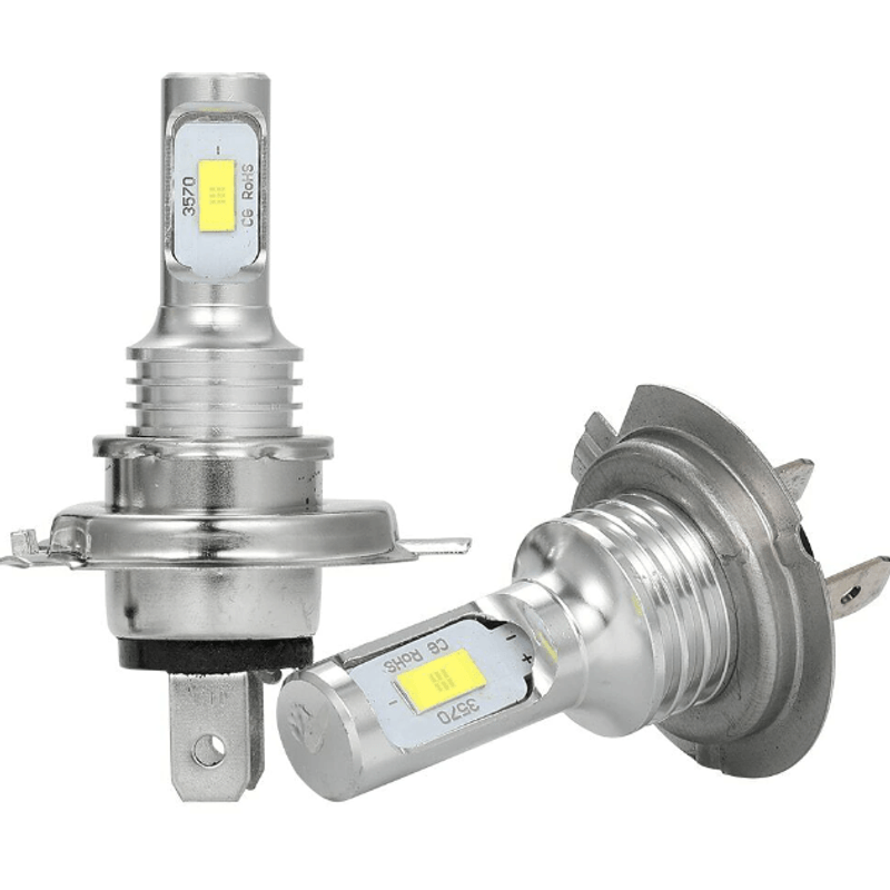 Auto si Moto - Electrice auto - Iluminare si semnalizare - Becuri auto - Set 2 becuri auto LED H7 3570 7000LM 2SMD temperatura culoare 6000K putere 80W - Infinity.ro