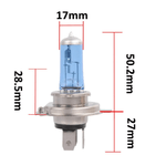 Auto si Moto - Electrice auto - Iluminare si semnalizare - Kituri xenon - Set 2 becuri Pegasus H4 cu doua faze Xenon EFFECT halogen putere 100W temperatura 5000K - Infinity.ro