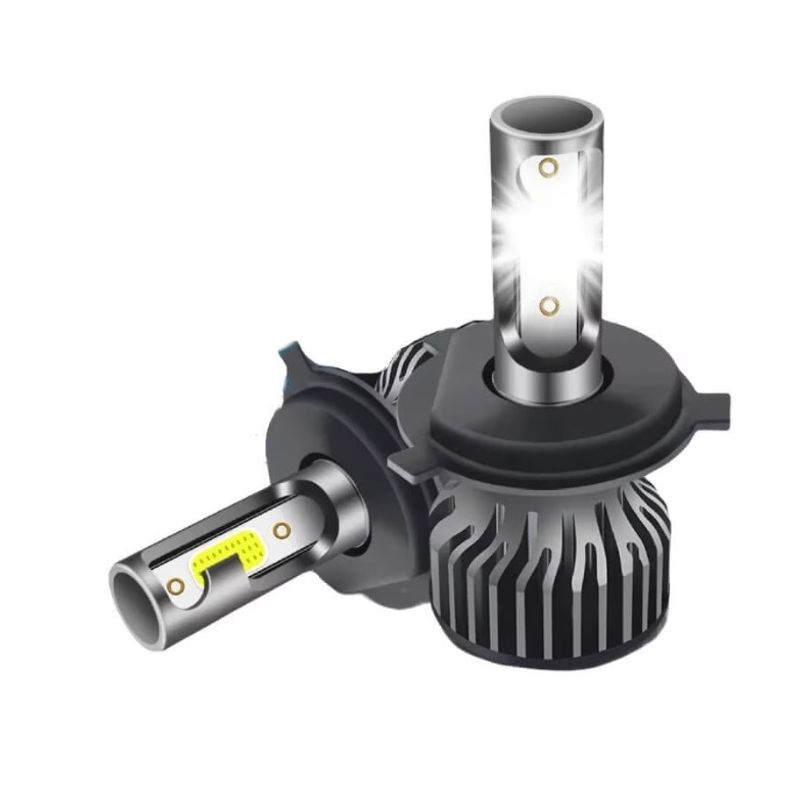 Auto si Moto - Electrice auto - Iluminare si semnalizare - Becuri auto - Set 2 becuri auto COB H4, 100W, lumina alb-rece, 12000 lumeni - Infinity.ro
