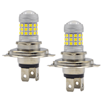 Auto si Moto - Electrice auto - Iluminare si semnalizare - Becuri auto - Set 2 becuri auto H4 cu 42 LED SMD 120W 6000k 12/80V doua faze lupa - Infinity.ro