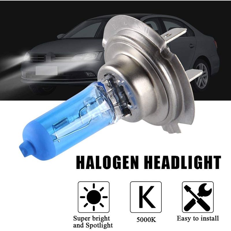 Auto si Moto - Electrice auto - Iluminare si semnalizare - Kituri xenon - Set 2 becuri Pegasus H7 Skyline Xenon Look auto-tec halogen putere 55W 1500 lumeni temperatura 5000K - Infinity.ro