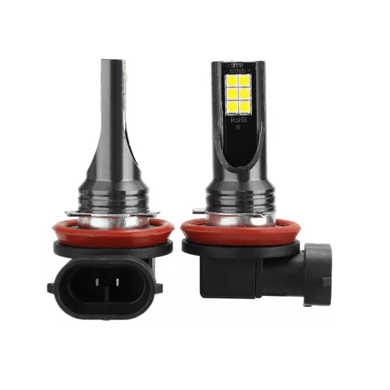 Auto si Moto - Electrice auto - Iluminare si semnalizare - Becuri auto - Set 2 Becuri auto LED H11/H8 12LED putere 60W temperatura 6000K - Infinity.ro