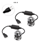 Auto si Moto - Electrice auto - Iluminare si semnalizare - Becuri auto - Set 2 becuri V6 auto LED H7 de 100W 6000k lumina alb rece si flux luminos - Infinity.ro