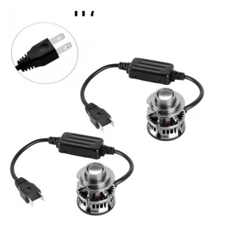 Auto si Moto - Electrice auto - Iluminare si semnalizare - Becuri auto - Set 2 becuri V6 auto LED H7 de 100W 6000k lumina alb rece si flux luminos - Infinity.ro