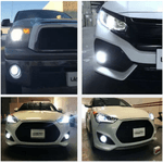 Auto si Moto - Electrice auto - Iluminare si semnalizare - Becuri auto - Set 2 Becuri auto LED H11/H8 12LED putere 60W temperatura 6000K - Infinity.ro