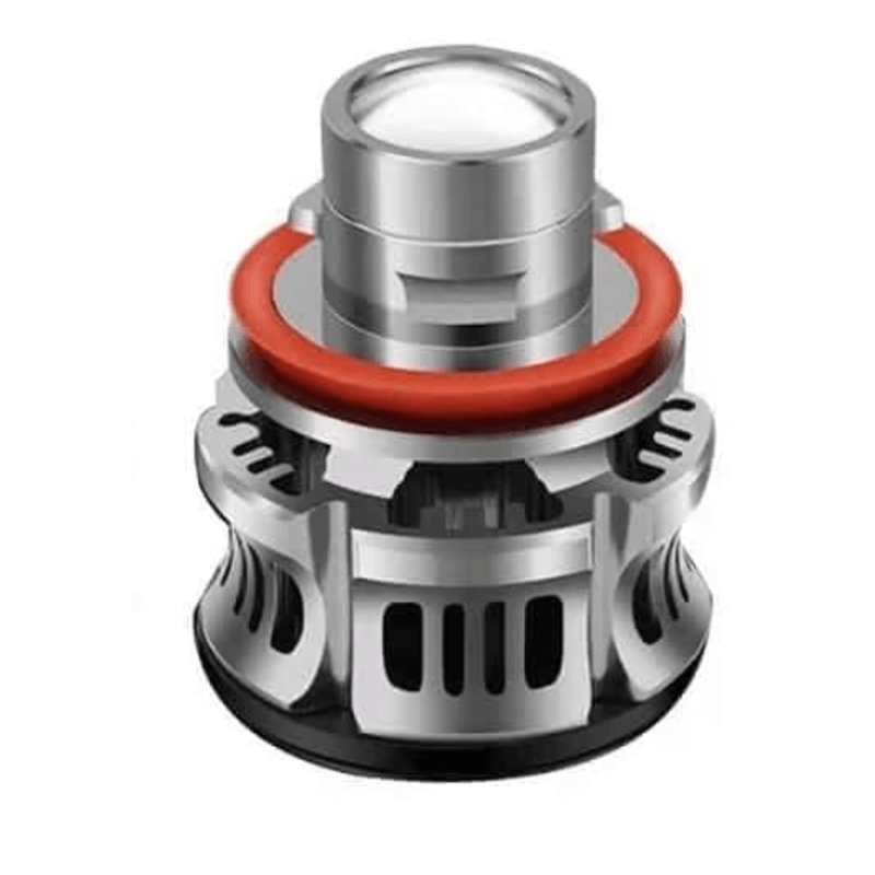 Auto si Moto - Electrice auto - Iluminare si semnalizare - Becuri auto - Set 2 becuri V6 auto LED H11 de 100W 6000k lumina alb rece si flux luminos - Infinity.ro