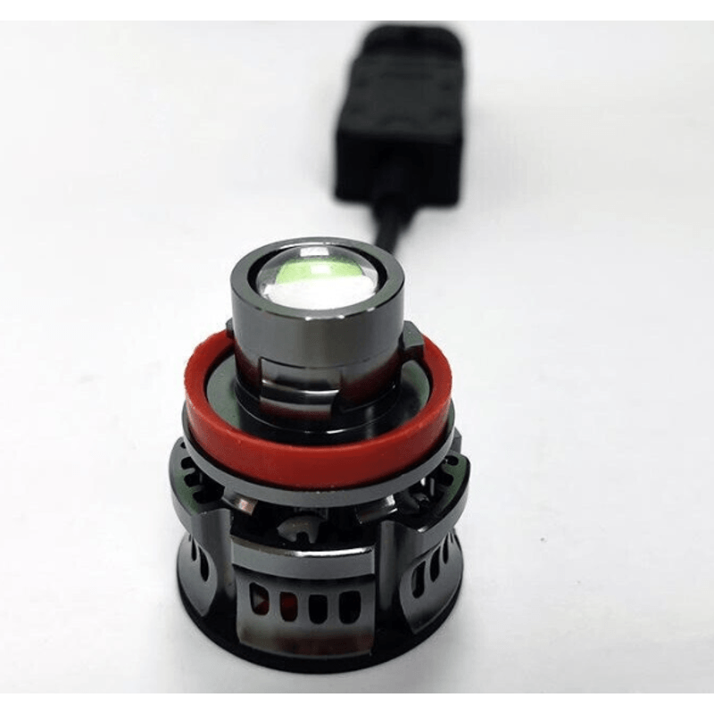 Auto si Moto - Electrice auto - Iluminare si semnalizare - Becuri auto - Set 2 becuri V6 auto LED H11 de 100W 6000k lumina alb rece si flux luminos - Infinity.ro