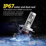 Auto si Moto - Electrice auto - Iluminare si semnalizare - Becuri auto - Set 2 becuri led auto X3 H1 putere 50W 6000 lumeni - Infinity.ro