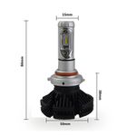 Auto si Moto - Electrice auto - Iluminare si semnalizare - Becuri auto - Set 2 becuri led auto X3 H1 putere 50W 6000 lumeni - Infinity.ro