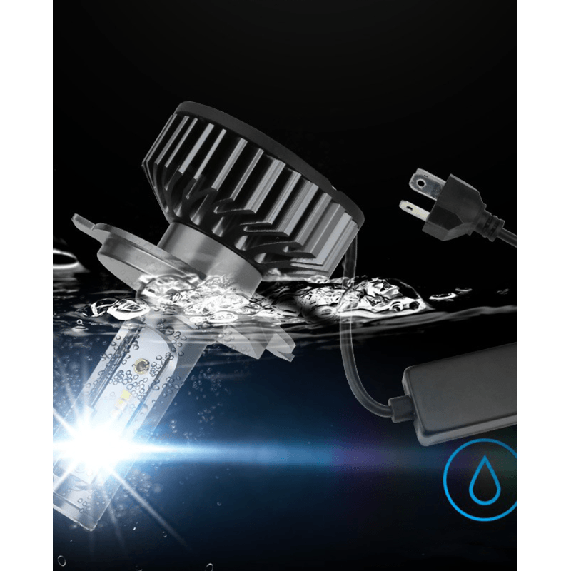 Auto si Moto - Electrice auto - Iluminare si semnalizare - Becuri auto - Set 2 becuri LED auto F2 H4 putere 100W temperatura 6000K lumina alba rece XL - Infinity.ro