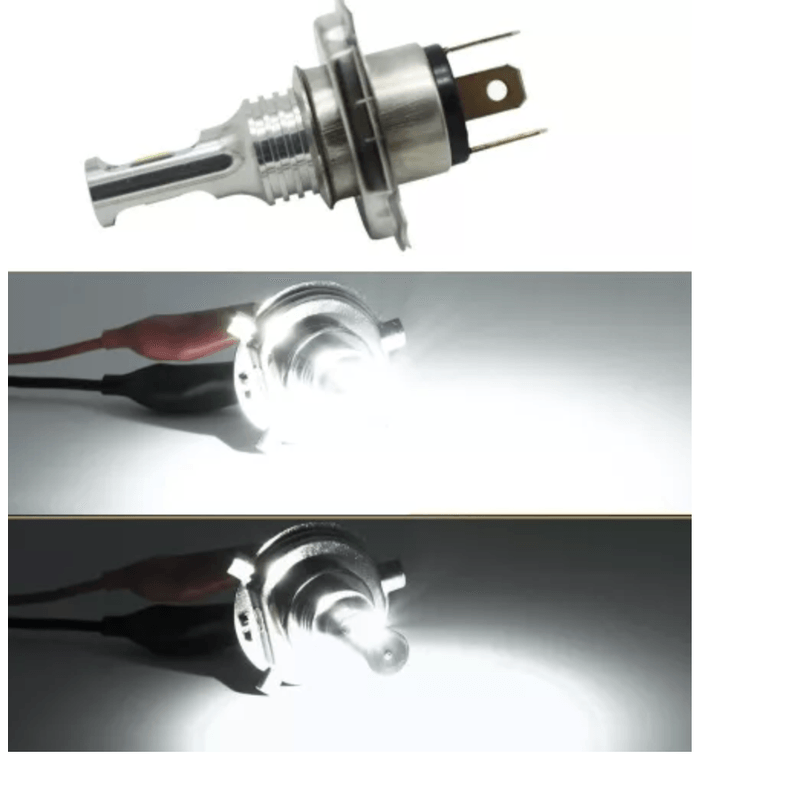 Auto si Moto - Electrice auto - Iluminare si semnalizare - Becuri auto - Set 2 Becuri auto LED H4 160W/set 12V 6000K 12000lm LED 3570 - Infinity.ro