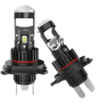 Auto si Moto - Electrice auto - Iluminare si semnalizare - Becuri auto - Set 2 becuri led cu lupa pro H4 LED K88 280w 12V 6500k 28000 LM - Infinity.ro