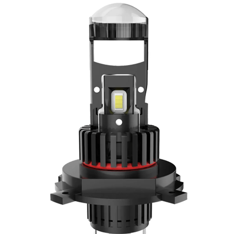 Auto si Moto - Electrice auto - Iluminare si semnalizare - Becuri auto - Set 2 becuri led cu lupa pro H4 LED K88 280w 12V 6500k 28000 LM - Infinity.ro