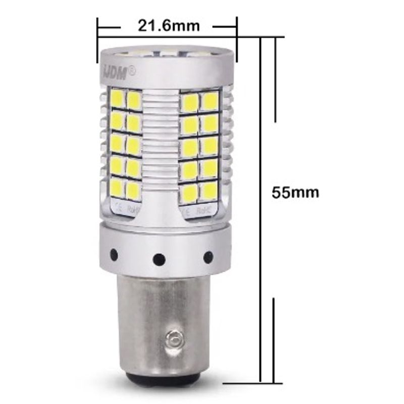 Auto si Moto - Electrice auto - Iluminare si semnalizare - Becuri auto - Set 2 Becuri Canbus Marsarier 1156 Alb 2000 Lm 21W/bec T15 - Infinity.ro