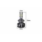 Auto si Moto - Electrice auto - Iluminare si semnalizare - Becuri auto - Set 2 becuri LED H4 auto cu doua faze F2 H4 putere 100W - Infinity.ro