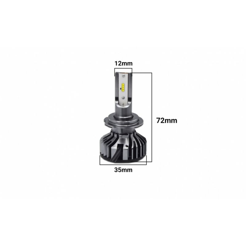 Auto si Moto - Electrice auto - Iluminare si semnalizare - Becuri auto - Set 2 becuri LED H4 auto cu doua faze F2 H4 putere 100W - Infinity.ro