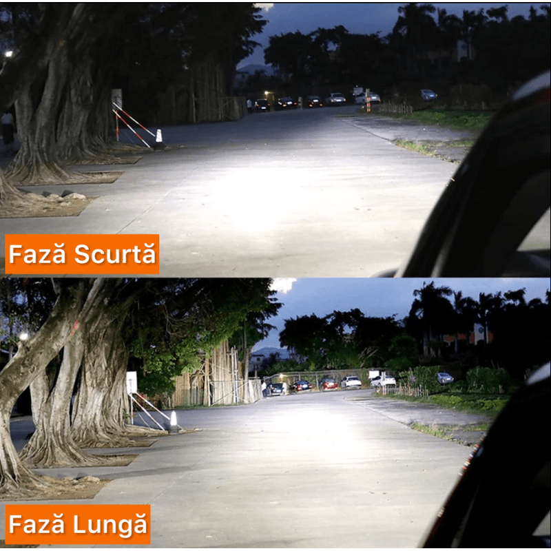 Auto si Moto - Electrice auto - Iluminare si semnalizare - Becuri auto - Set 2 becuri LED H11 F2 COB Canbus, 100W, lumina alb-rece, 12.000 lumeni - Infinity.ro