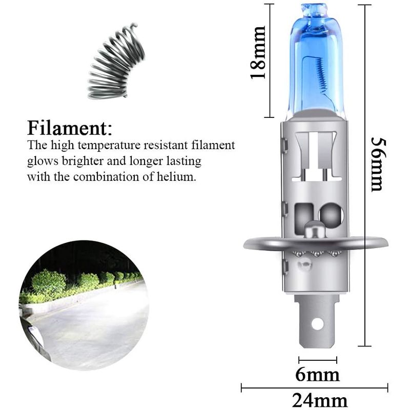 Auto si Moto - Electrice auto - Iluminare si semnalizare - Kituri xenon - Set 2 becuri Pegasus H1 Skyline Xenon Look auto-tec halogen - Infinity.ro