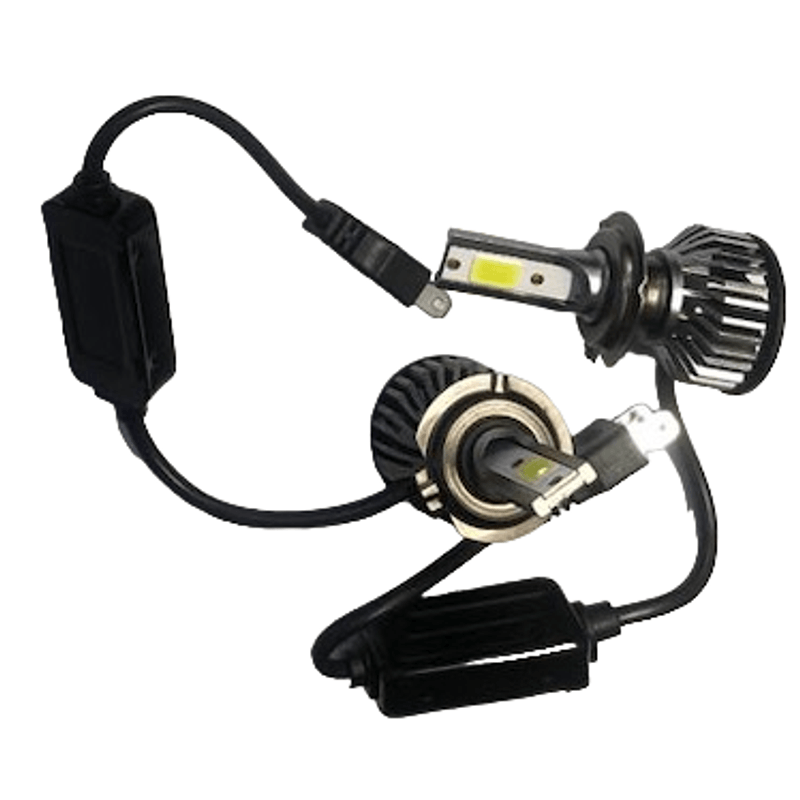 Auto si Moto - Electrice auto - Iluminare si semnalizare - Becuri auto - Set 2 becuri auto COB H7, 100W, lumina alb-rece, 12000 lumeni - Infinity.ro