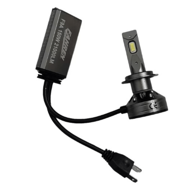 Auto si Moto - Electrice auto - Iluminare si semnalizare - Becuri auto - Set 2 becuri auto F9A LED H7 Canbus 150W 6000K 11000Lm 12V fara eroare - Infinity.ro