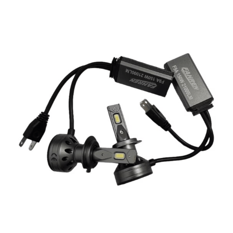 Auto si Moto - Electrice auto - Iluminare si semnalizare - Becuri auto - Set 2 becuri auto F9A LED H7 Canbus 150W 6000K 11000Lm 12V fara eroare - Infinity.ro