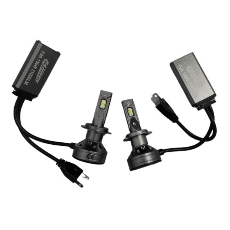 Auto si Moto - Electrice auto - Iluminare si semnalizare - Becuri auto - Set 2 becuri auto F9A LED H7 Canbus 150W 6000K 11000Lm 12V fara eroare - Infinity.ro