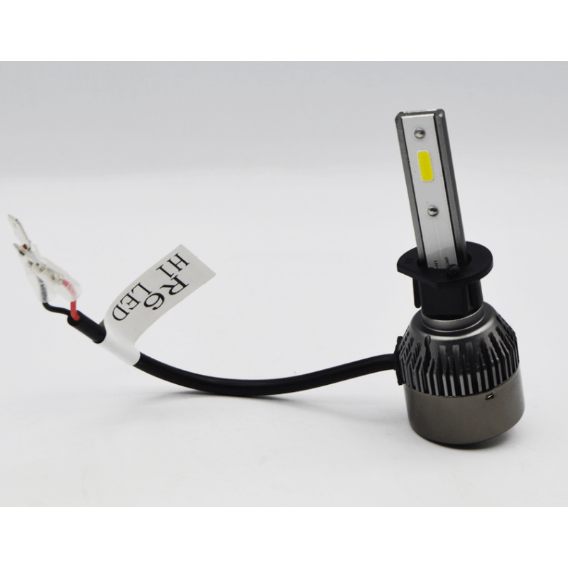 Auto si Moto - Electrice auto - Iluminare si semnalizare - Becuri auto - Set 2 becuri LED auto R6 H1 50W 6000k - Infinity.ro