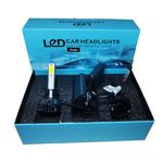 Auto si Moto - Electrice auto - Iluminare si semnalizare - Becuri auto - Set 2 Becuri Led H1 F2 COB Canbus 100W Lumina Alb-Rece 12.000 Lumeni - Infinity.ro