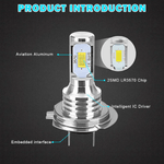 Auto si Moto - Electrice auto - Iluminare si semnalizare - Becuri auto - Set 2 becuri LED AUTO H7 3570 XL de ceata putere 80W 4000 lumeni temperatura 6000-6500K - Infinity.ro