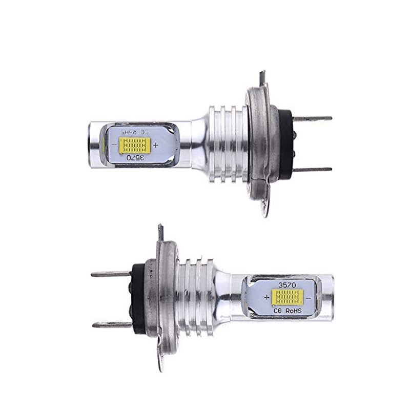 Auto si Moto - Electrice auto - Iluminare si semnalizare - Becuri auto - Set 2 becuri LED AUTO H7 3570 XL de ceata putere 80W 4000 lumeni temperatura 6000-6500K - Infinity.ro