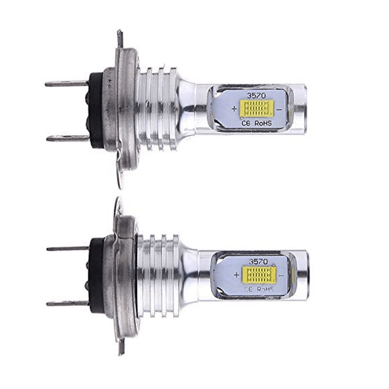 Auto si Moto - Electrice auto - Iluminare si semnalizare - Becuri auto - Set 2 becuri LED AUTO H7 3570 XL de ceata putere 80W 4000 lumeni temperatura 6000-6500K - Infinity.ro