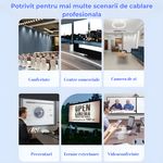 TV, Audio-Video si Foto - Accesorii TV si audio - Cabluri si adaptoare audio - Cablu HDMI 2.1 tata-tata 8k60hz 4k120hz 3D 200 cm, transmisie pana la 48Gbps,  compatibil HDCP2.2/CEC/EDID - Infinity.ro