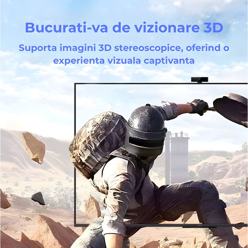 TV, Audio-Video si Foto - Accesorii TV si audio - Cabluri si adaptoare audio - Cablu HDMI 2.1 tata-tata 8k60hz 4k120hz 3D 200 cm, transmisie pana la 48Gbps,  compatibil HDCP2.2/CEC/EDID - Infinity.ro