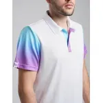 Sport si Outdoor - Echipament Sportiv - Imbracaminte sport - Tricouri sport - Tricou polo bărbați ELECTRYPHY Elevate Alb L - Infinity.ro