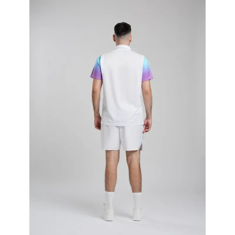 Sport si Outdoor - Echipament Sportiv - Imbracaminte sport - Tricouri sport - Tricou polo bărbați ELECTRYPHY Elevate Alb L - Infinity.ro