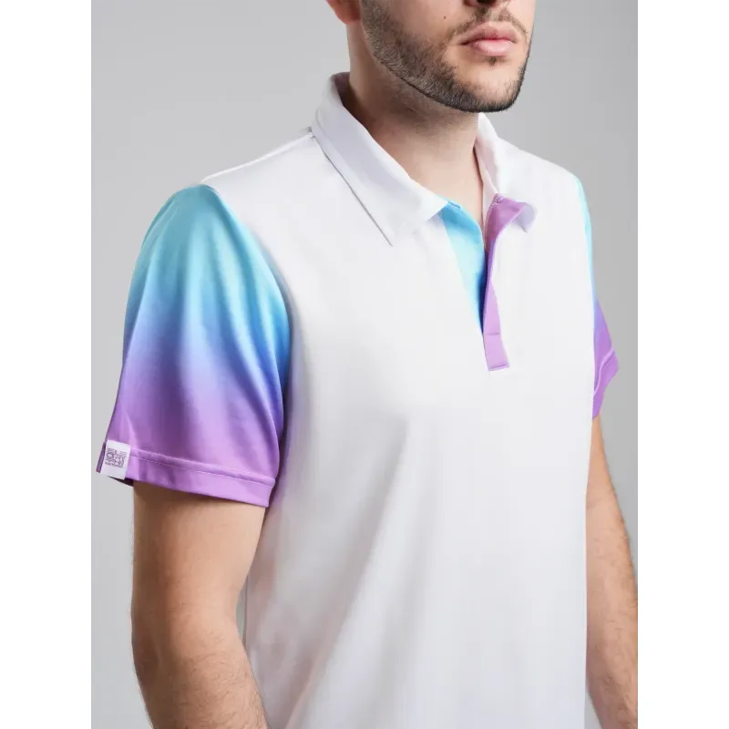 Sport si Outdoor - Echipament Sportiv - Imbracaminte sport - Tricouri sport - Tricou polo bărbați ELECTRYPHY Elevate Alb XL - Infinity.ro