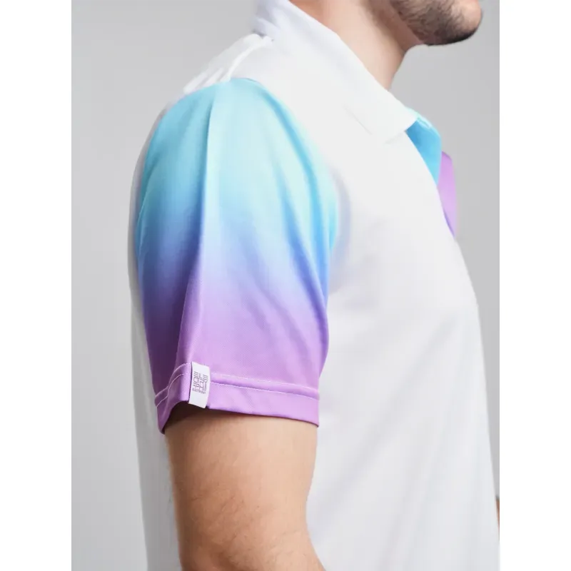 Sport si Outdoor - Echipament Sportiv - Imbracaminte sport - Tricouri sport - Tricou polo bărbați ELECTRYPHY Elevate Alb XL - Infinity.ro