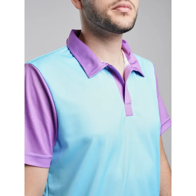Sport si Outdoor - Echipament Sportiv - Imbracaminte sport - Tricouri sport - Tricou polo bărbați ELECTRYPHY Elevate Turquoise XL - Infinity.ro