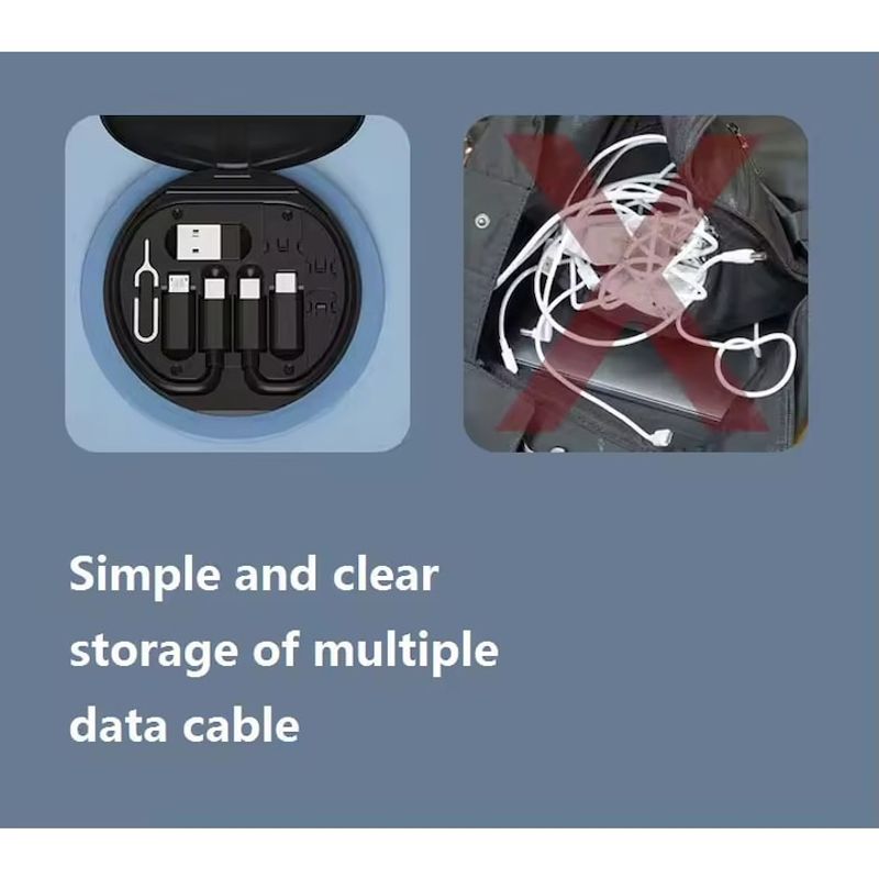 Laptop, Telefoane si Tablete - Telefoane mobile si accesorii - Accesorii Telefoane - Cabluri si adaptoare telefoane - Cablu de incarcare si date 5in1, PRESTIGE CHARGE®, cablu USB-C la USB-C SuperFastCharge 60W, 10cm - Infinity.ro