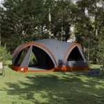 Sport si Outdoor - Camping - Corturi camping - Cort de familie Gri si Portocalie 460 x 430 x 214 cm - Infinity.ro