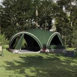 Sport si Outdoor - Camping - Corturi camping - Cort de familie cu acoperis Verde si gri 460 x 430 x 214 cm - Infinity.ro