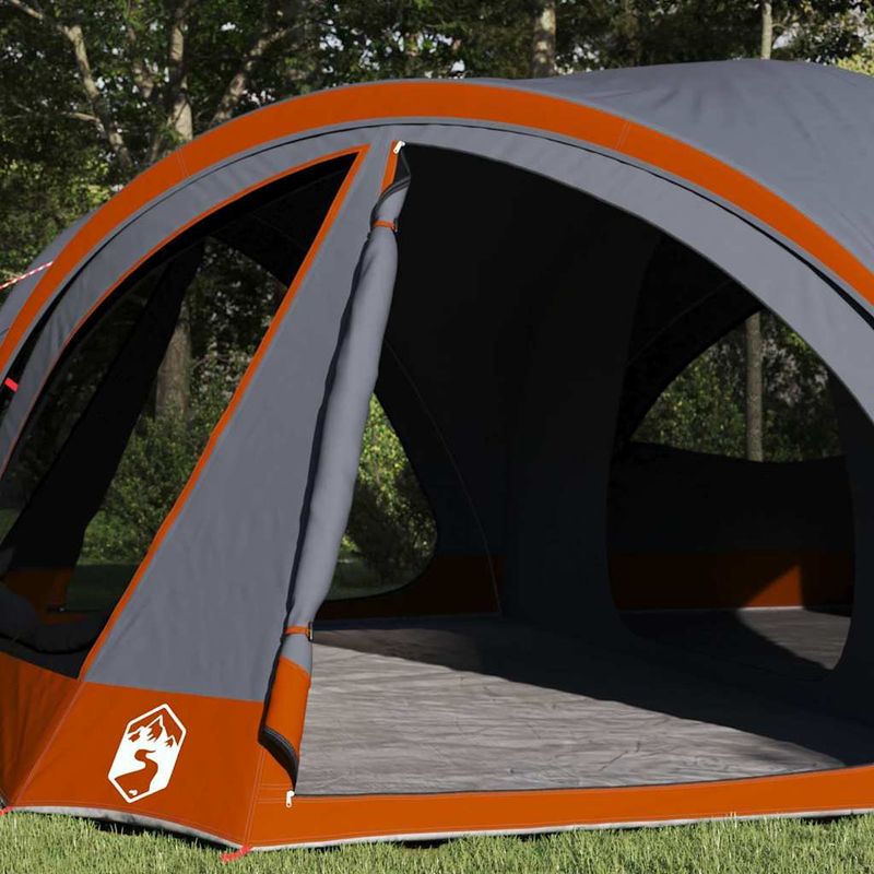 Sport si Outdoor - Camping - Corturi camping - Cort de familie Gri si Portocalie 460 x 430 x 214 cm - Infinity.ro